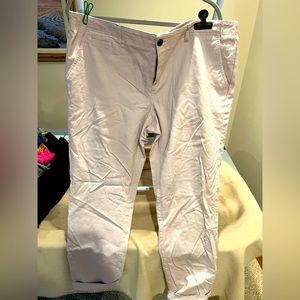 Target chino pant, light pink/nude, size 18 slim/straight fit jean